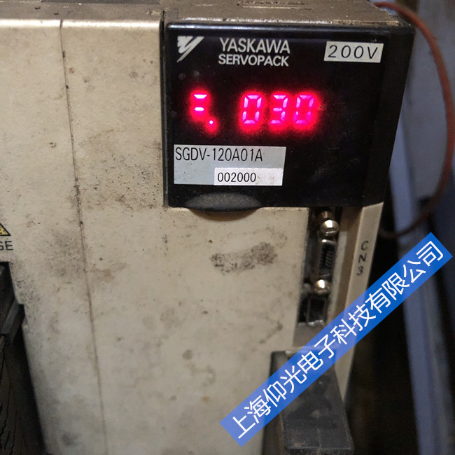 安川伺服驅(qū)動器維修SGDV-120A01A-650報(bào)030維修案例浙江