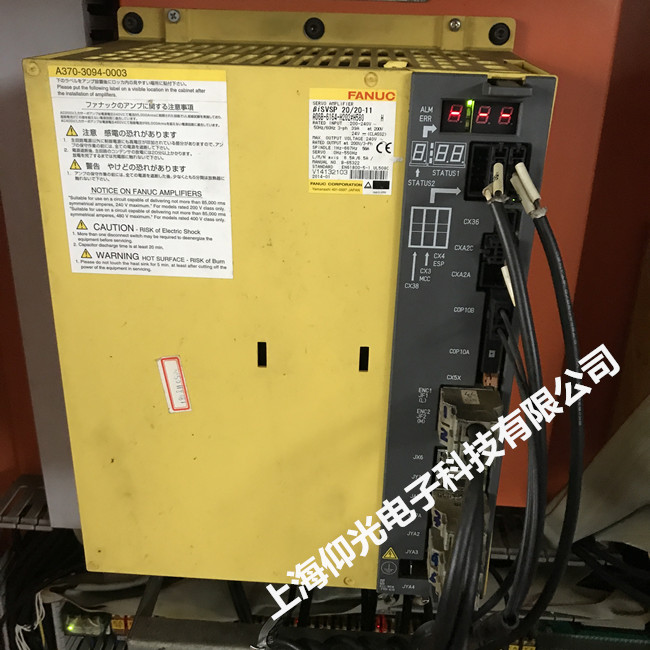 FANUC發(fā)那科伺服驅(qū)動器維修 A06B-6111-H055#H550主軸驅(qū)動器顯示報警代碼講解