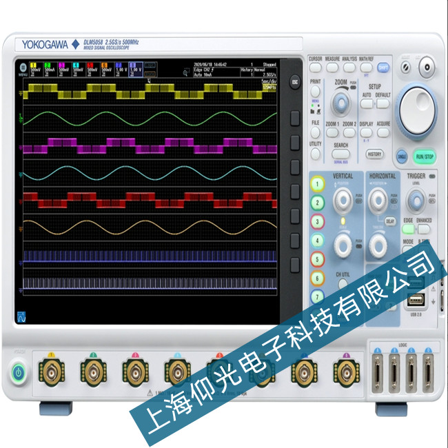 橫河DLM5034示波器屏幕顯示不出來故障維修