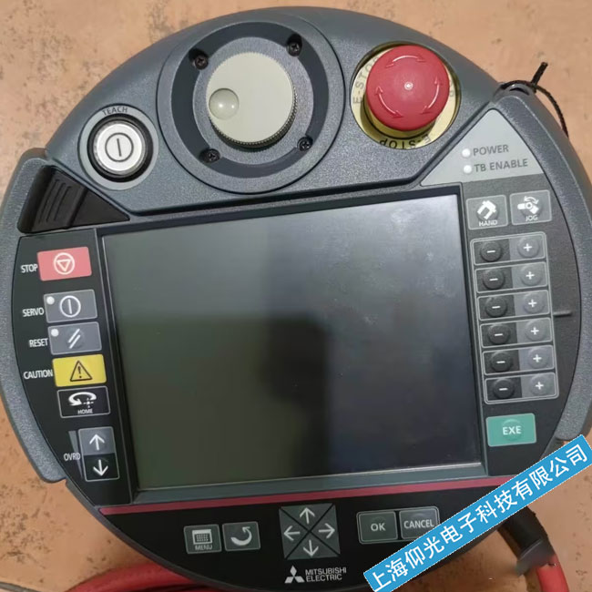 浙江R56TB三菱機(jī)器人示教器顯示故障按鍵故障維修